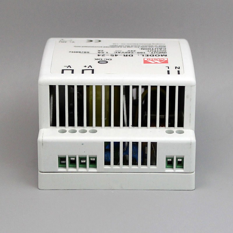 DR-45W 12V 24V DC Din Rail SMPS, Switching Power Supply