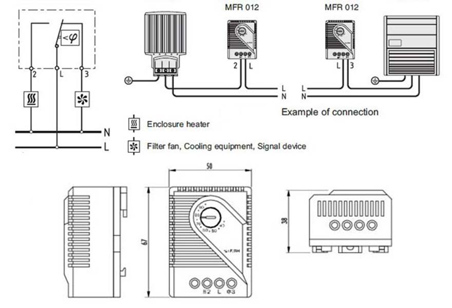 Mechanical hygrostat