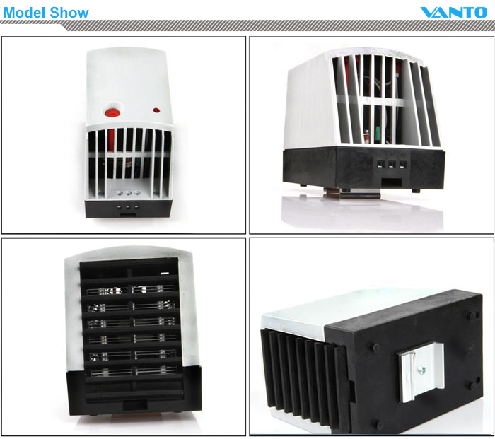 CR 027 PTC Fan Heater Semiconductor Heater Cabinet Heater Enclosure Heater Model Show